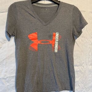 Under Armour Heathered Black Performance Tee